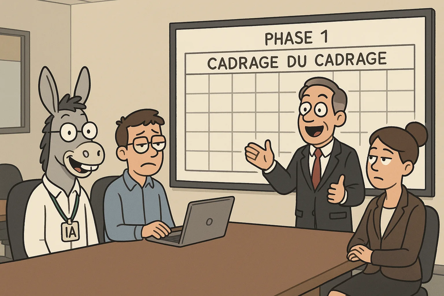 Trois personnes contre trois mille — case 2