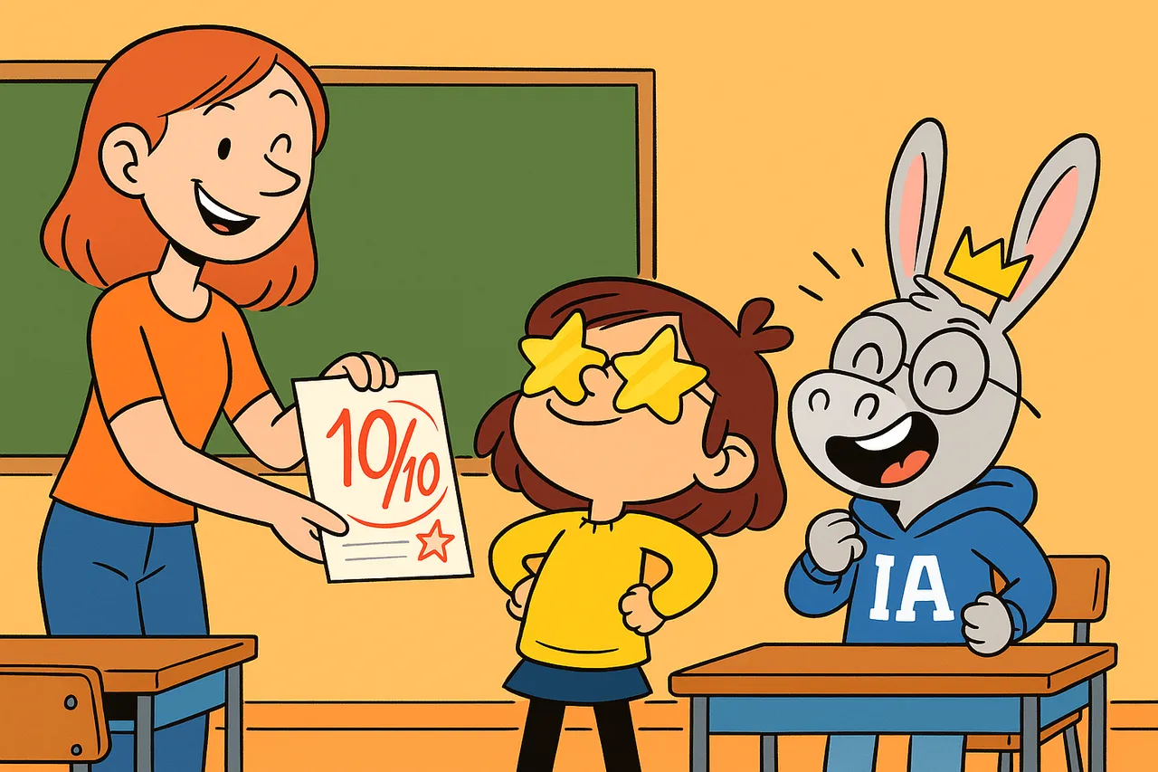 L'âne qui faisait mes devoirs — case 3